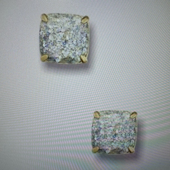 Kate Spade Iridescent Square Earrings - Picture 3 of 3